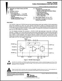 datasheet for THS7001IPWPR by Texas Instruments