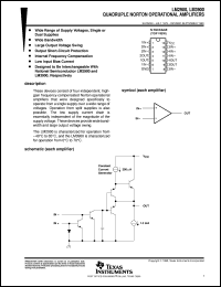 datasheet for LM2900D by Texas Instruments