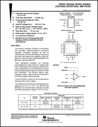 datasheet for NE5534D by Texas Instruments