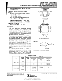 datasheet for OP27AJGB by Texas Instruments