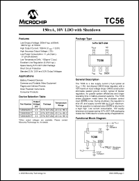 datasheet for TC563302ECT by Microchip Technology, Inc.