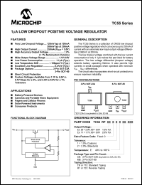 datasheet for TC55RP6001ECBRT by Microchip Technology, Inc.