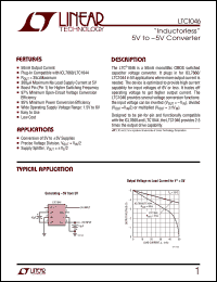 datasheet for LTC1046CS8 by Linear Technology