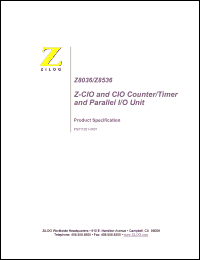 datasheet for Z8036CE by 