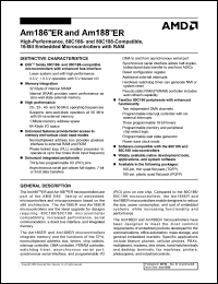 datasheet for Am188ER50KIW by AMD (Advanced Micro Devices)