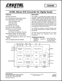datasheet for CDB4390 by Cirrus Logic