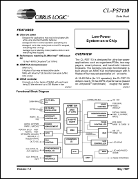 datasheet for CL-PS7110-VC-A by Cirrus Logic