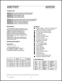 datasheet for MSU2031C25 by Mosel Vitelic