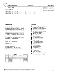 datasheet for MSU2955C16 by Mosel Vitelic