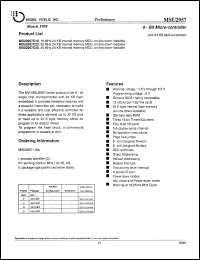 datasheet for MSU2957C25 by Mosel Vitelic