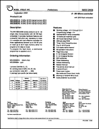 datasheet for MSU2958C16 by Mosel Vitelic