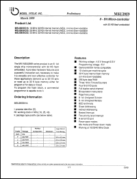 datasheet for MSU2959C16 by Mosel Vitelic
