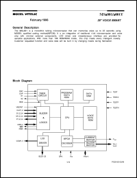 datasheet for MSU001T by Mosel Vitelic