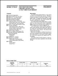 datasheet for V29C31004T-90J by Mosel Vitelic