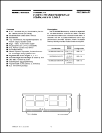 datasheet for V436664X24VXSG-10PC by Mosel Vitelic