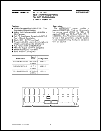 datasheet for V4374128C24VSG-75PC by Mosel Vitelic