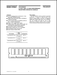 datasheet for V437432E24VXTG-75PC by Mosel Vitelic