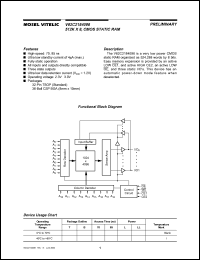 datasheet for V62C2184096L-70B by Mosel Vitelic