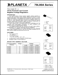 datasheet for 79L09ACD by 