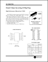 datasheet for SL74HC534N by 