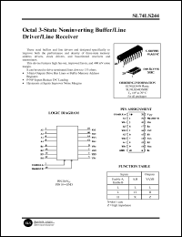 datasheet for SL74LS244N by 