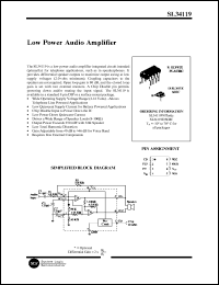 datasheet for SL34119N by 