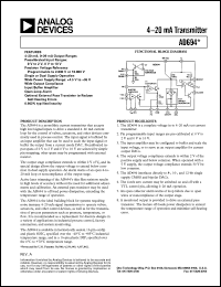 datasheet for AD694BR by Analog Devices