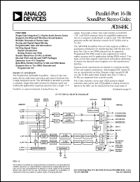 datasheet for AD1848KST by Analog Devices