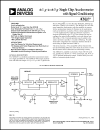 datasheet for ADXL05AH by Analog Devices