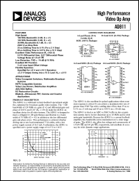 datasheet for 5962-9313101M2A by Analog Devices