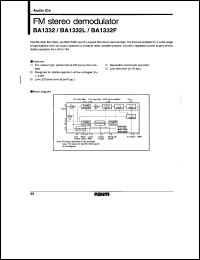 datasheet for BA1332 by ROHM