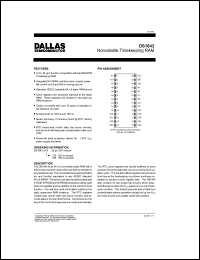 datasheet for DS1643-150 by Dallas Semiconductor