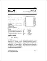 datasheet for DS1644-120 by Dallas Semiconductor