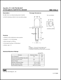 datasheet for MIE-554L3 by 