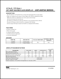 datasheet for UVP-4157AG by 