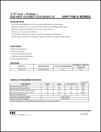 datasheet for UVP-7188AA by 