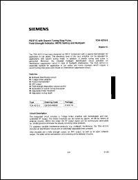 datasheet for TDA4210-3 by Infineon (formely Siemens)