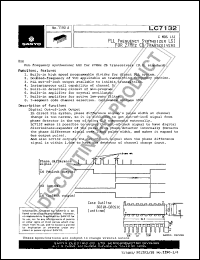 datasheet for LC7132 by SANYO Electric Co., Ltd.
