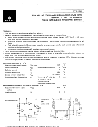 datasheet for STK-1050 by SANYO Electric Co., Ltd.