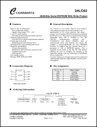 datasheet for 24LC02S8 by 