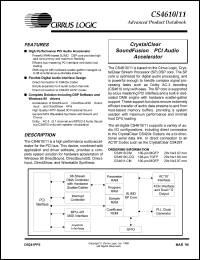 datasheet for CS4610-CM by Cirrus Logic