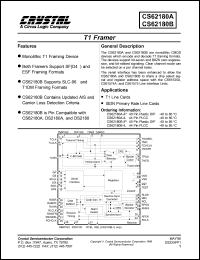 datasheet for CS62180A-IL by Cirrus Logic