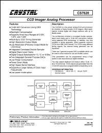 datasheet for CS7620-IQ by Cirrus Logic
