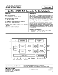 datasheet for CDB4397 by Cirrus Logic