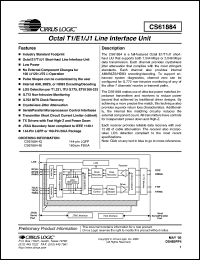 datasheet for CS61884-IQ by Cirrus Logic