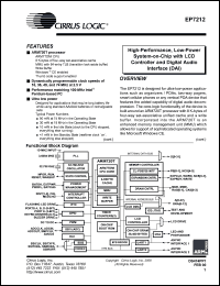 datasheet for EP7212 by Cirrus Logic