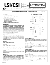 datasheet for LS7084 by 