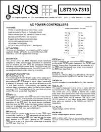 datasheet for LS7312 by 