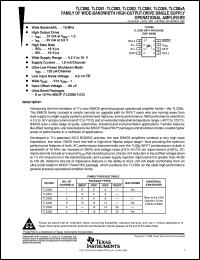 datasheet for TLC084IN by Texas Instruments