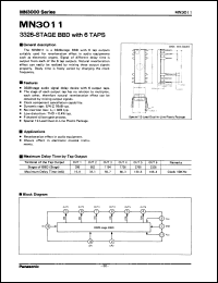 datasheet for MN3011 by Panasonic - Semiconductor Company of Matsushita Electronics Corporation